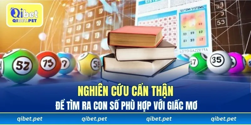 Nghiên cứu cẩn thận để tìm ra con số phù hợp với giấc mơ
