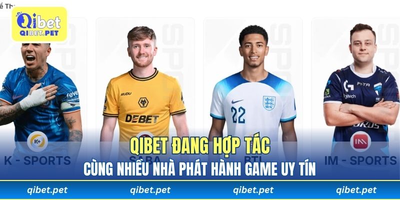 Qibet đang hợp tác cùng nhiều nhà phát hành game uy tín